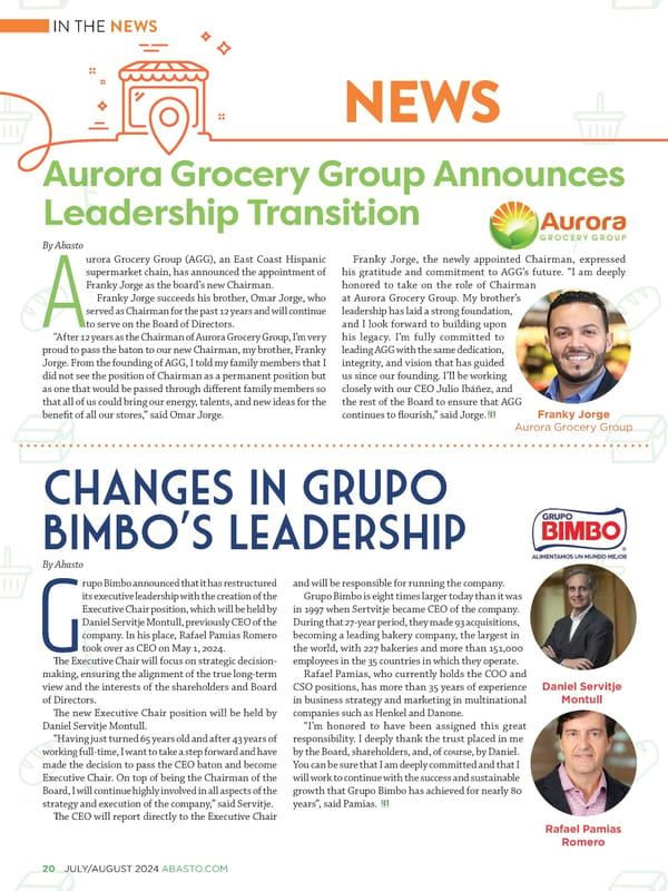 Abasto Magazine July/August 2024 - Page 20