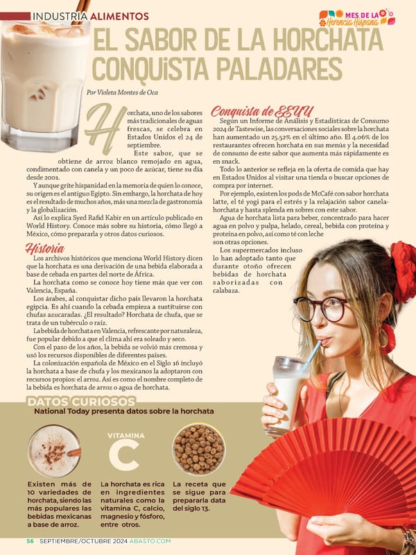 Abasto Magazine: Septiembre/Octubre 2024 - SPANISH - Page 56