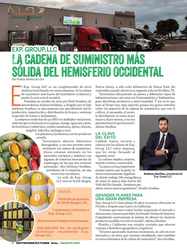 Abasto Magazine: Septiembre/Octubre 2024 - SPANISH - Page 64