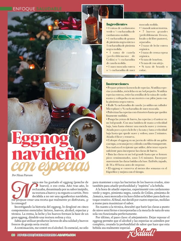 Abasto Magazine: Noviembre/Diciembre 2024 - SPANISH - Page 80