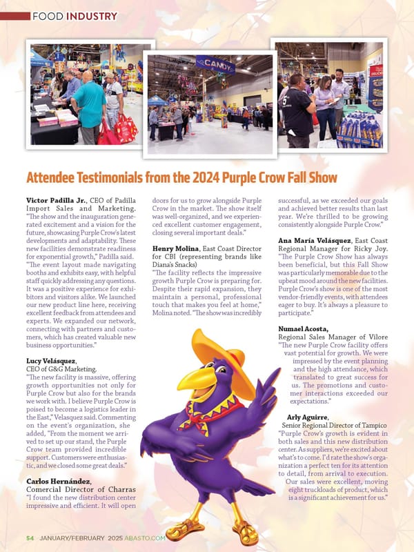 Abasto Magazine: January/ February 2025 -ENGLISH [COPY] - Page 54