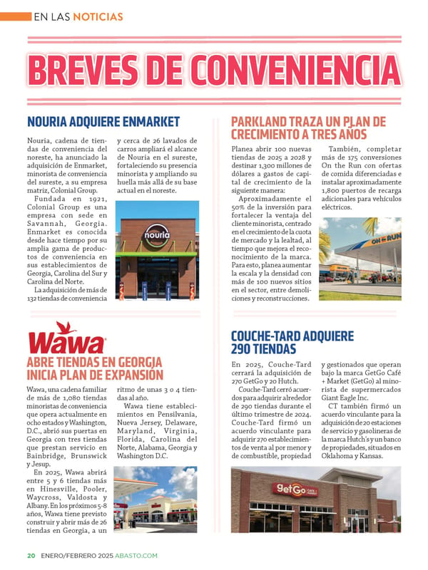 Abasto Magazine: Enero/ Febrero 2025 -SPANISH - Page 20