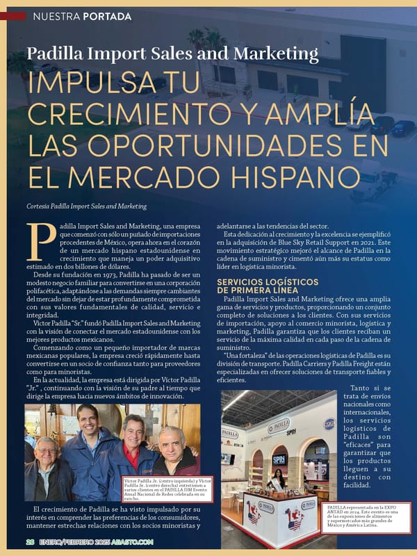 Abasto Magazine: Enero/ Febrero 2025 -SPANISH - Page 26