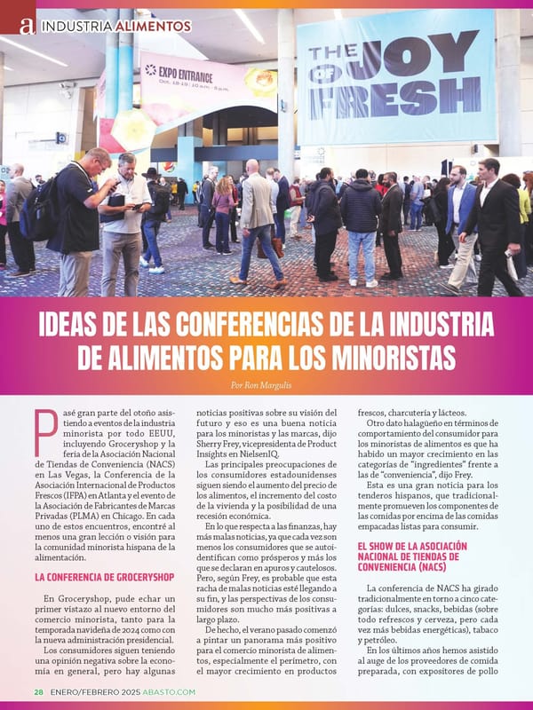 Abasto Magazine: Enero/ Febrero 2025 -SPANISH - Page 28