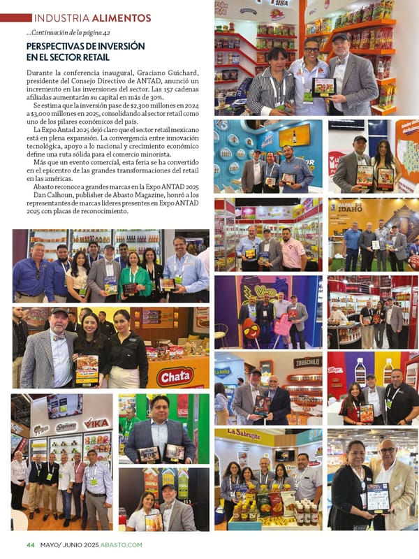 Abasto Magazine: Mayo/Junio 2025 SPANISH - Page 52