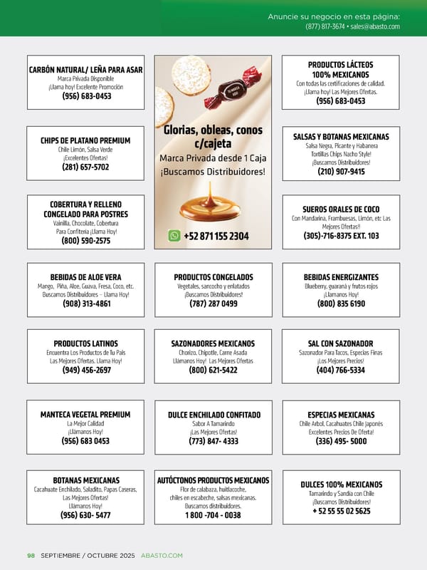 Abasto Magazine: September/October 2025 SPANISH - Page 114