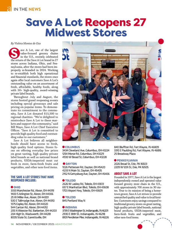 Abasto Magazine: NOVEMBER/DECEMBER 2025 ENGLISH - Page 14