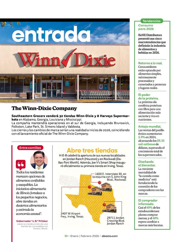 Abasto Magazine Enero / Febrero 2026 SPANISH - Page 10