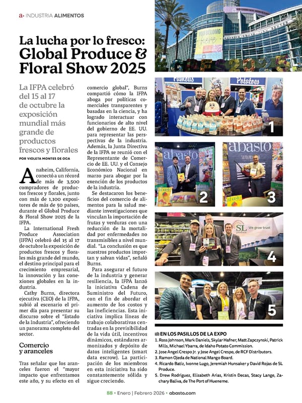 Abasto Magazine Enero / Febrero 2026 SPANISH - Page 88
