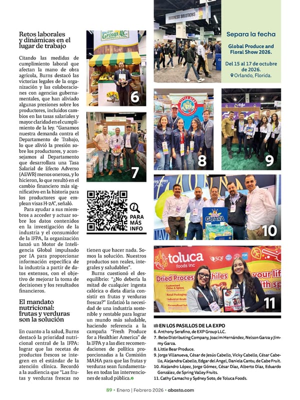 Abasto Magazine Enero / Febrero 2026 SPANISH - Page 89