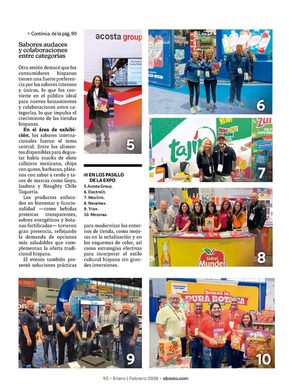 Abasto Magazine Enero / Febrero 2026 SPANISH - Page 92