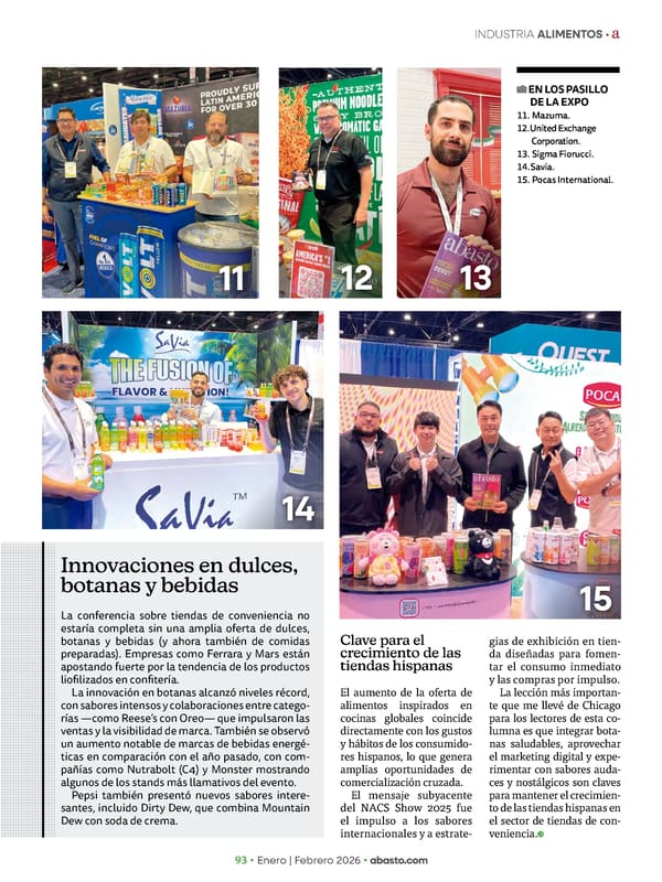 Abasto Magazine Enero / Febrero 2026 SPANISH - Page 93