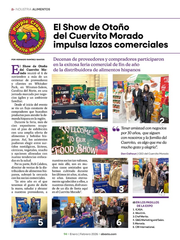 Abasto Magazine Enero / Febrero 2026 SPANISH - Page 94