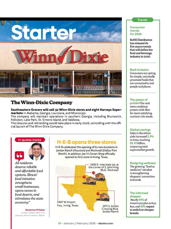 Abasto Magazine January / February 2026 ENGLISH - Page 10