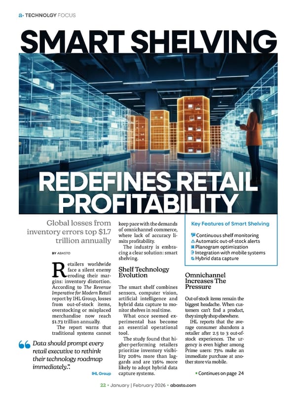 Abasto Magazine January / February 2026 ENGLISH - Page 22