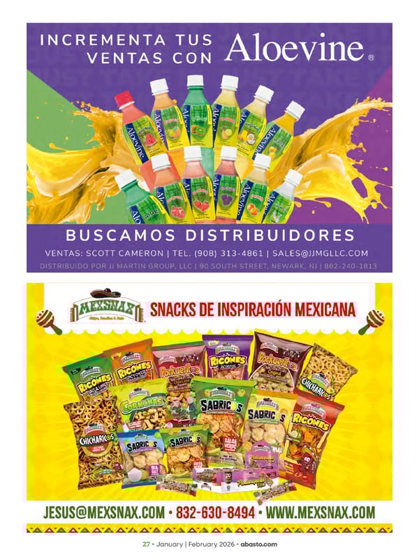Abasto Magazine January / February 2026 ENGLISH - Page 27