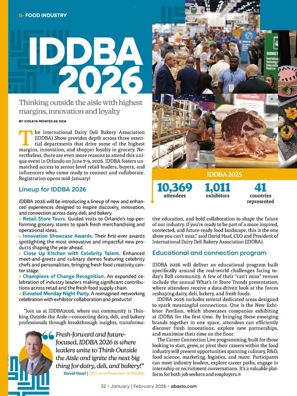 Abasto Magazine January / February 2026 ENGLISH - Page 32