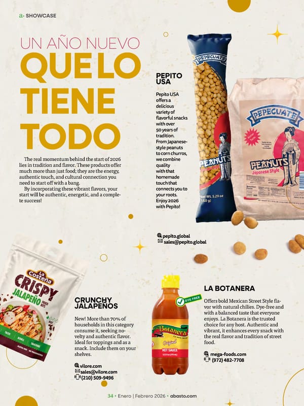 Abasto Magazine January / February 2026 ENGLISH - Page 34