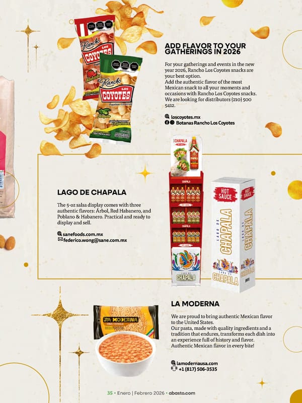 Abasto Magazine January / February 2026 ENGLISH - Page 35