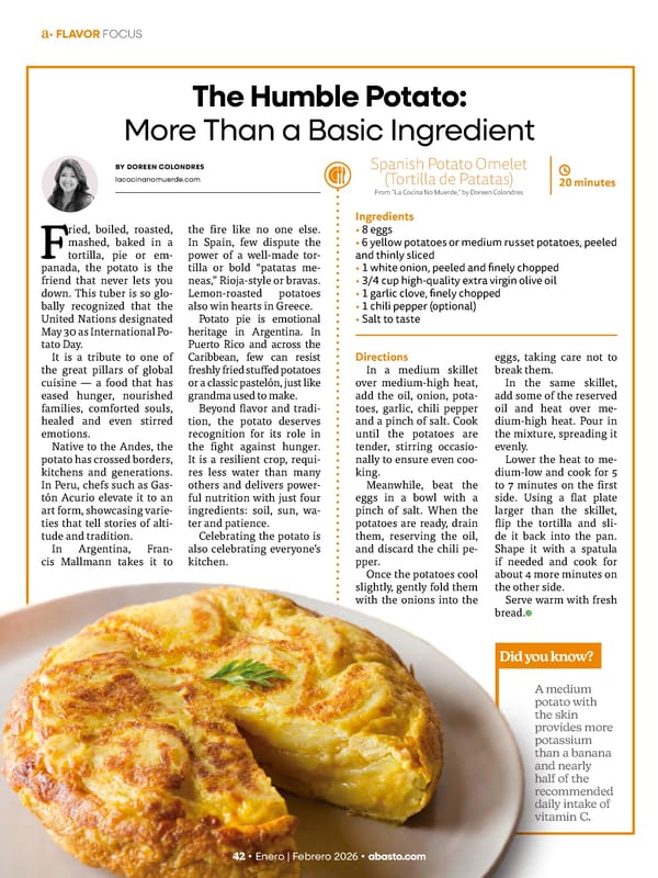 Abasto Magazine January / February 2026 ENGLISH - Page 42