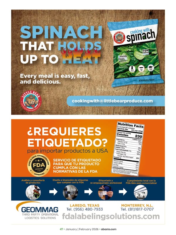 Abasto Magazine January / February 2026 ENGLISH - Page 47