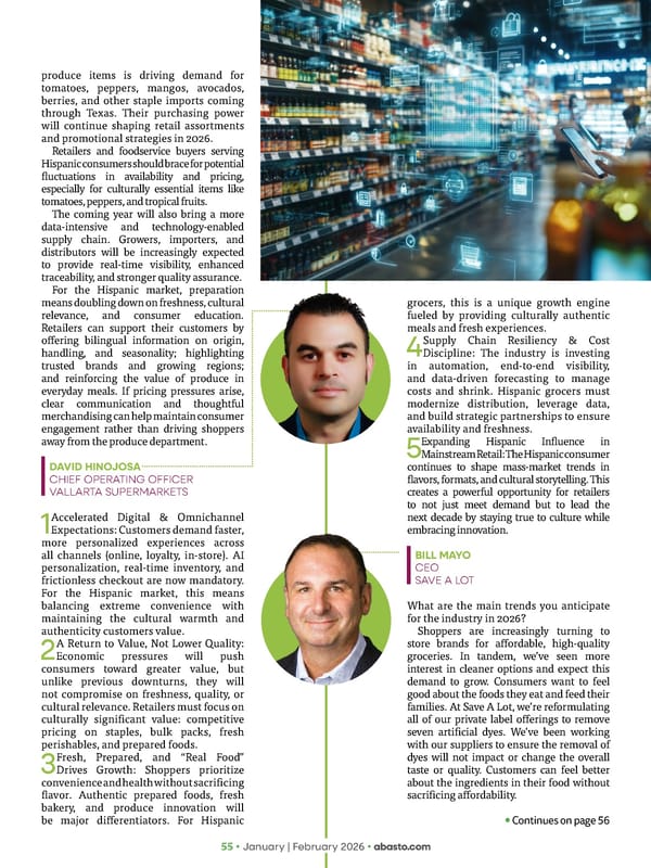 Abasto Magazine January / February 2026 ENGLISH - Page 55