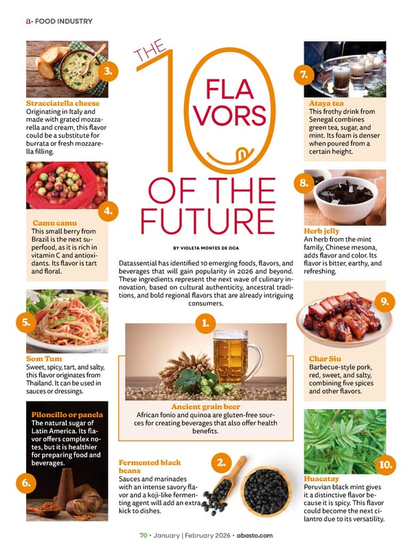 Abasto Magazine January / February 2026 ENGLISH - Page 70