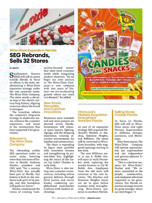 Abasto Magazine January / February 2026 ENGLISH - Page 73