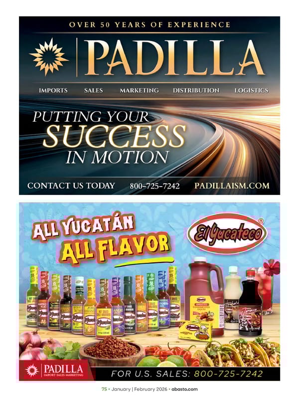 Abasto Magazine January / February 2026 ENGLISH - Page 75