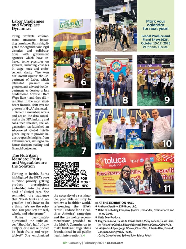 Abasto Magazine January / February 2026 ENGLISH - Page 89