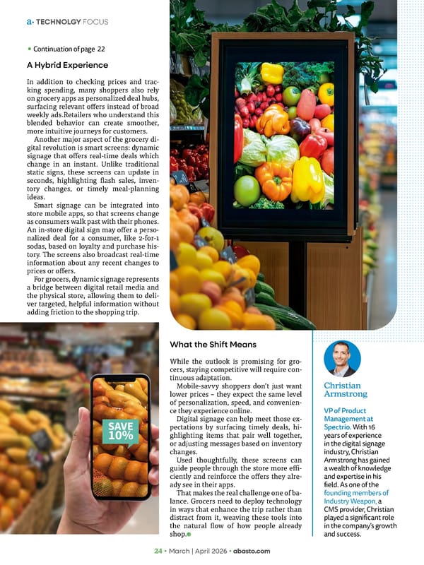 Abasto Magazine March / April 2026 ENGLISH - Page 24