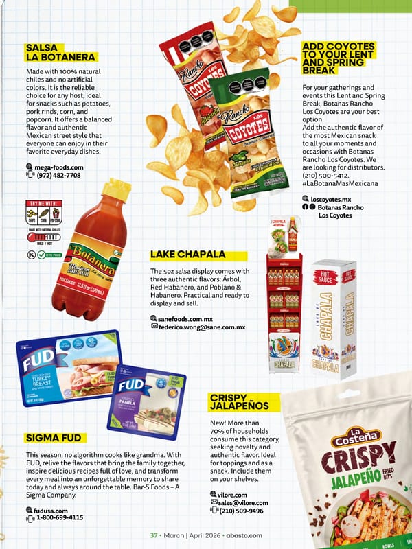 Abasto Magazine March / April 2026 ENGLISH - Page 37