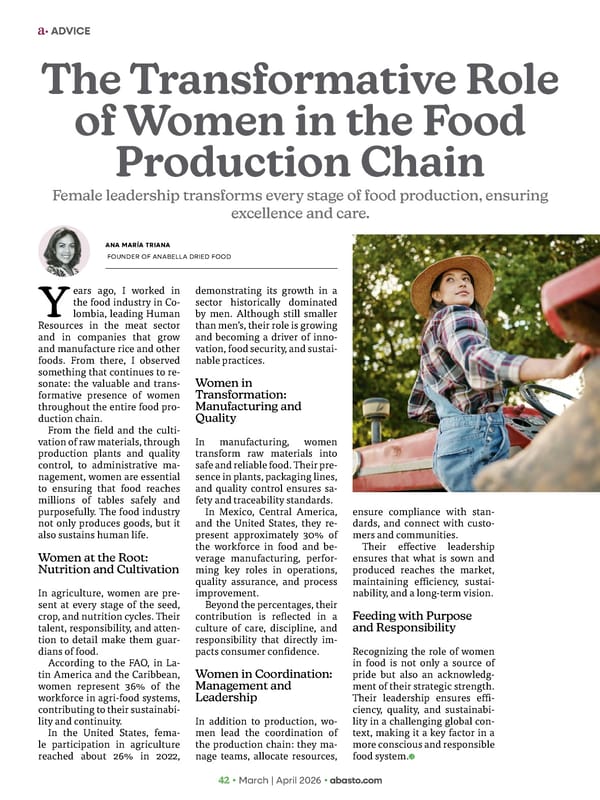 Abasto Magazine March / April 2026 ENGLISH - Page 42