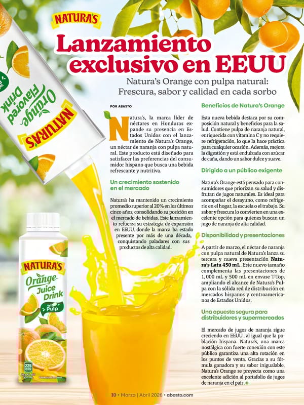 Abasto Magazine Marzo / abril 2026 SPANISH - Page 10