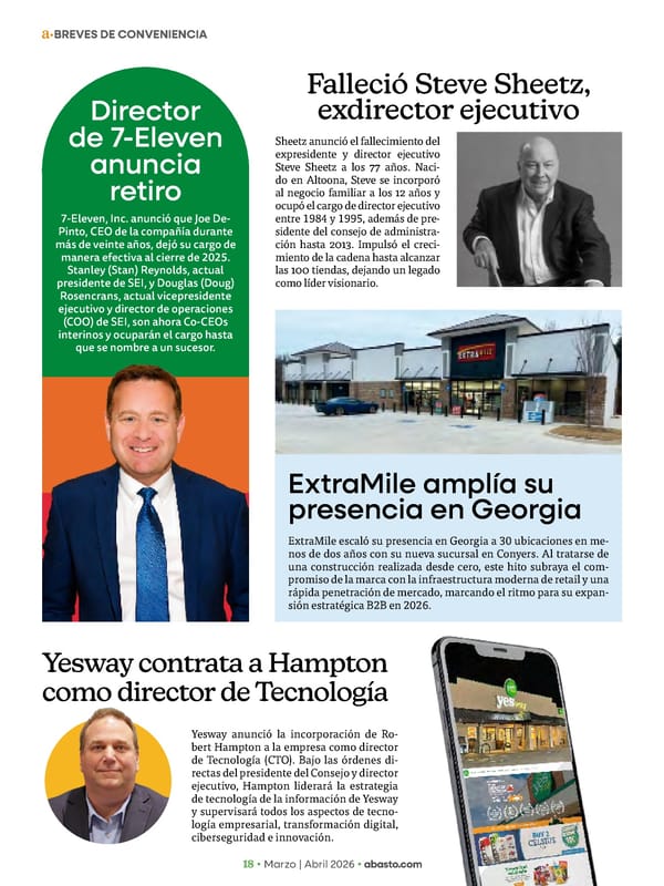 Abasto Magazine Marzo / abril 2026 SPANISH - Page 18