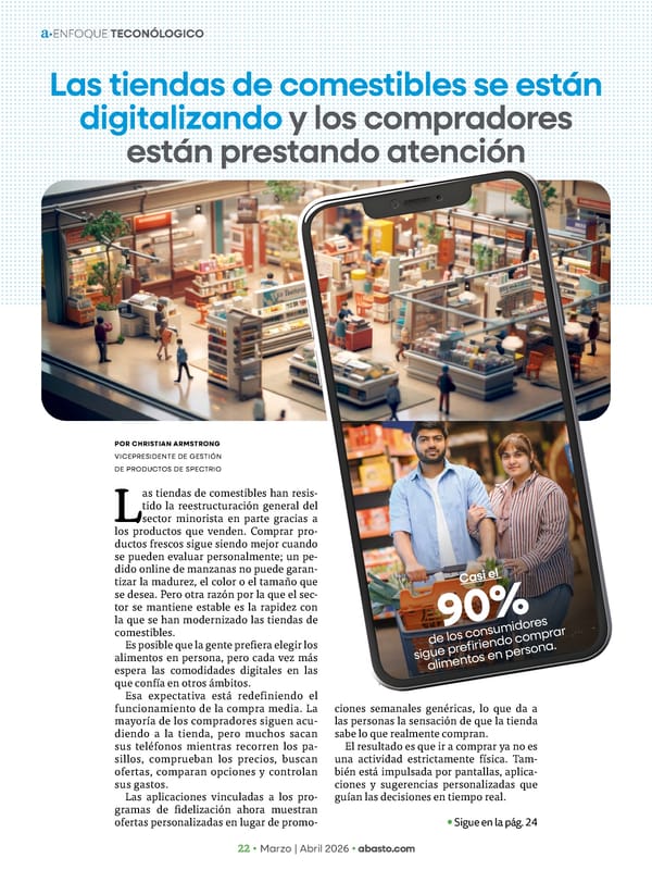 Abasto Magazine Marzo / abril 2026 SPANISH - Page 22
