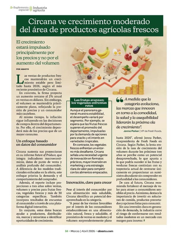 Abasto Magazine Marzo / abril 2026 SPANISH - Page 64