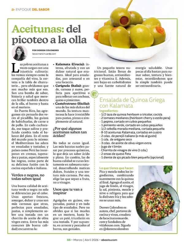 Abasto Magazine Marzo / abril 2026 SPANISH - Page 112