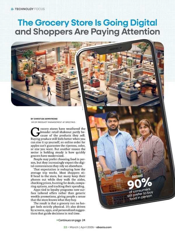 Abasto Magazine March / April 2026 ENGLISH - Page 22