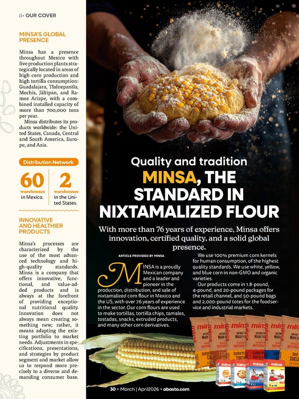 Abasto Magazine March / April 2026 ENGLISH - Page 30