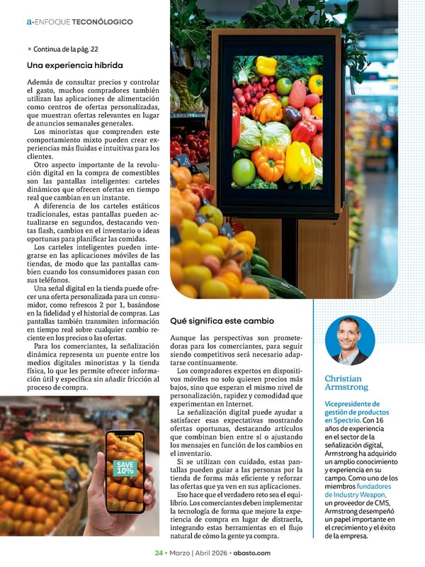 Abasto Magazine Marzo / abril 2026 SPANISH - Page 24