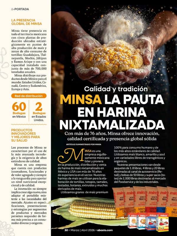 Abasto Magazine Marzo / abril 2026 SPANISH - Page 30