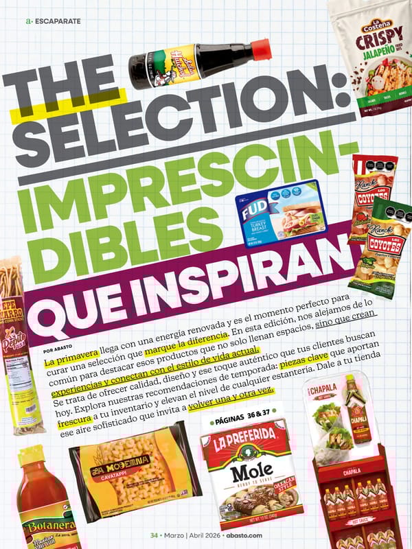 Abasto Magazine Marzo / abril 2026 SPANISH - Page 34