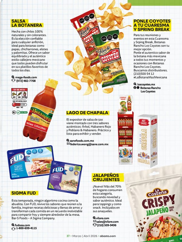Abasto Magazine Marzo / abril 2026 SPANISH - Page 37