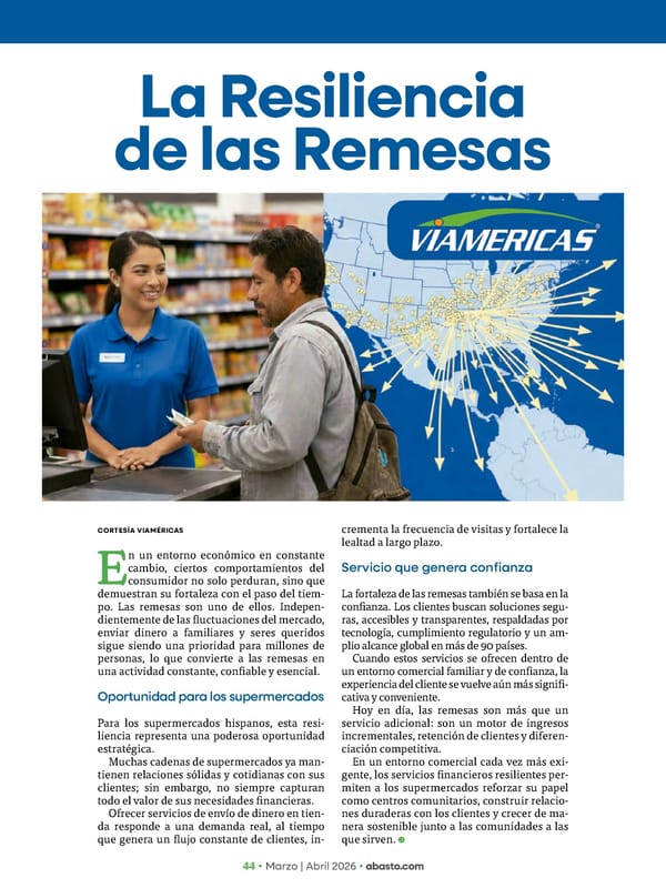 Abasto Magazine Marzo / abril 2026 SPANISH - Page 44