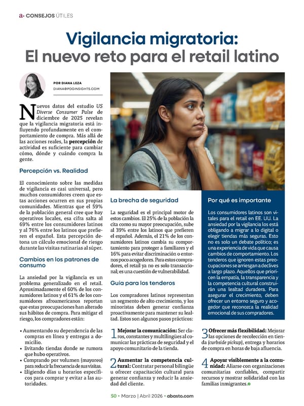 Abasto Magazine Marzo / abril 2026 SPANISH - Page 50