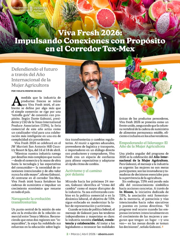 Abasto Magazine Marzo / abril 2026 SPANISH - Page 52