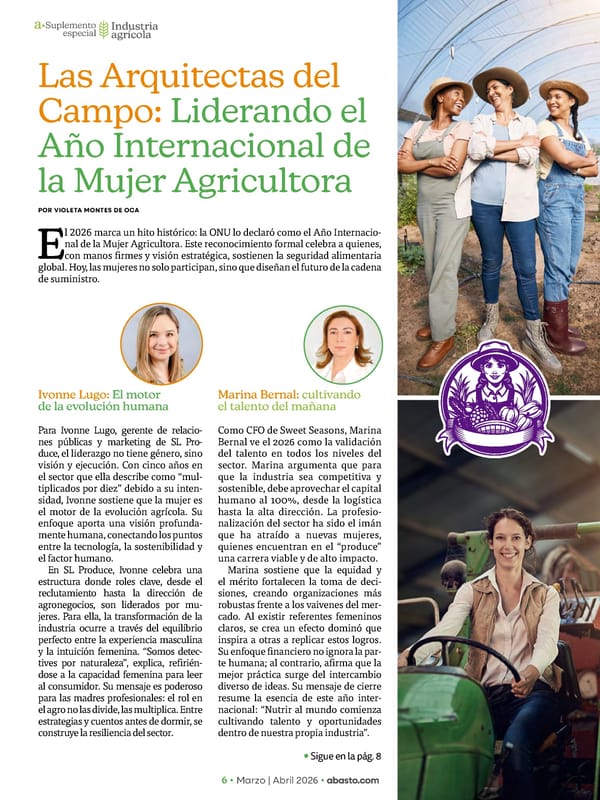 Abasto Magazine Marzo / abril 2026 SPANISH - Page 56