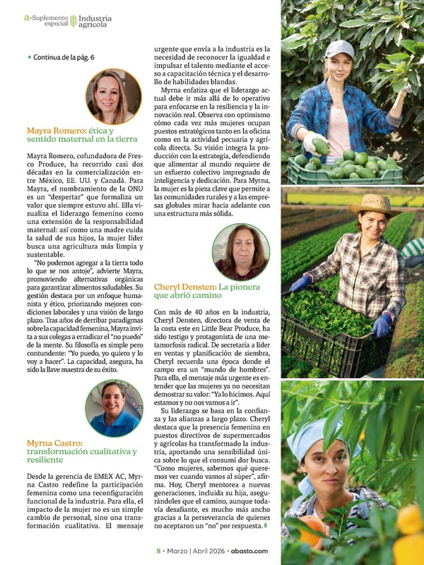 Abasto Magazine Marzo / abril 2026 SPANISH - Page 58