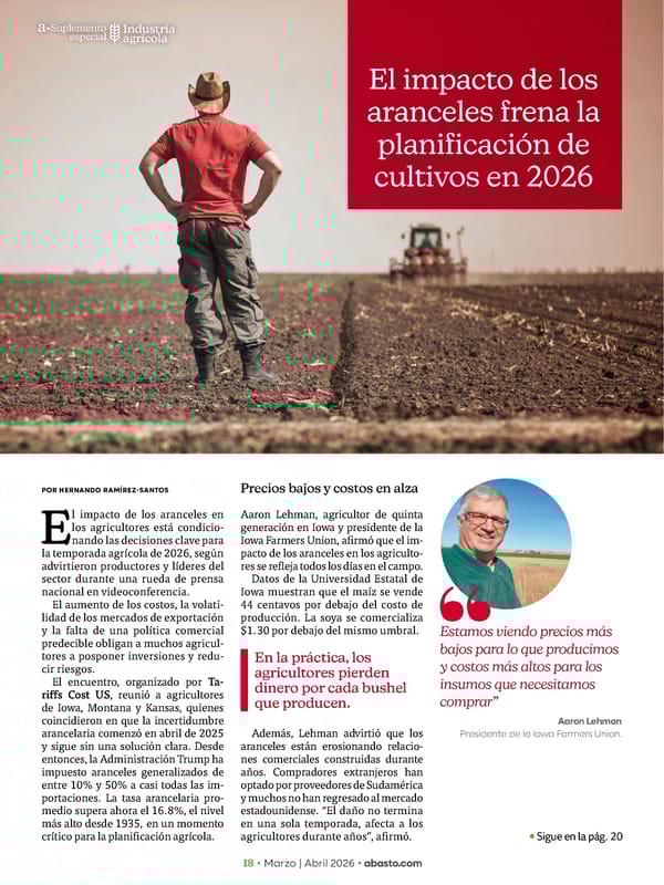 Abasto Magazine Marzo / abril 2026 SPANISH - Page 68